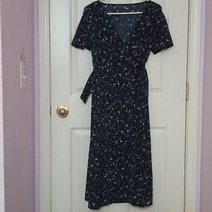 Floral Wrap Dress